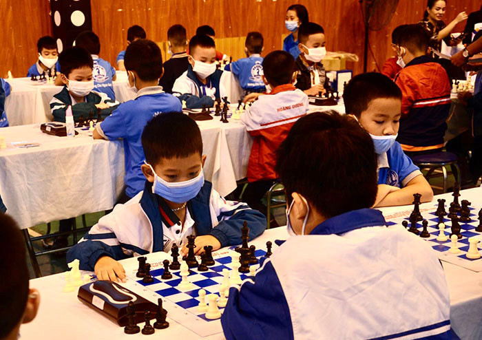 42 kỳ thủ Hải Dương dự Giải vô địch cờ vua miền Bắc mở rộng